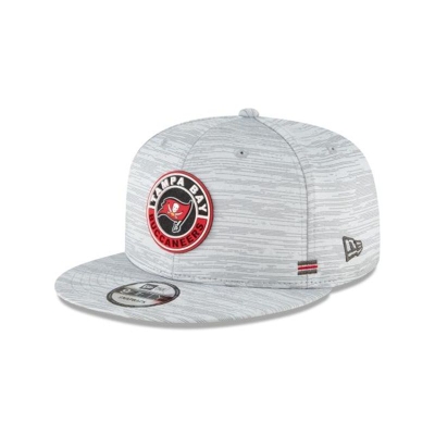 Tampa Bay Buccaneers Gorra | New Era Official NFL Fall Sideline 9fifty Snapback Cap Mexico - Grises